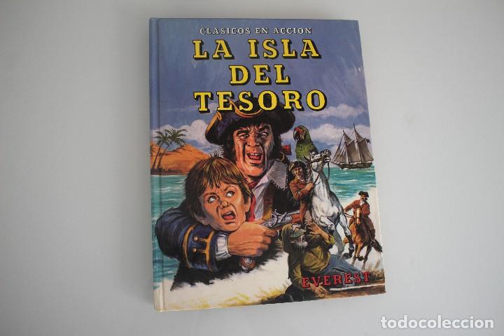 Libros de segunda mano: CL&Aacute;SICOS EN ACCI&Oacute;N LA ISLA DEL TESORO EVEREST - Foto 1