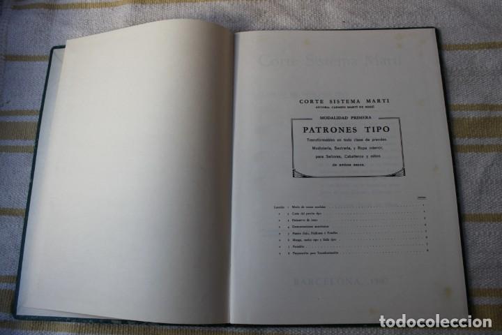 Libros de segunda mano: CORTE SISTEMA MARTI : PATRONES TIPO - Foto 2