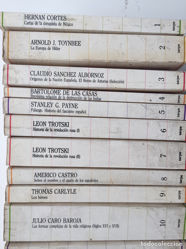 Libros de segunda mano: 51 tomos Biblioteca de la Historia (Sarpe) - Foto 2