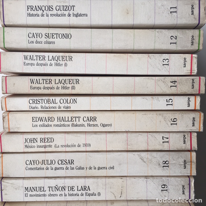 Libros de segunda mano: 51 tomos Biblioteca de la Historia (Sarpe) - Foto 3