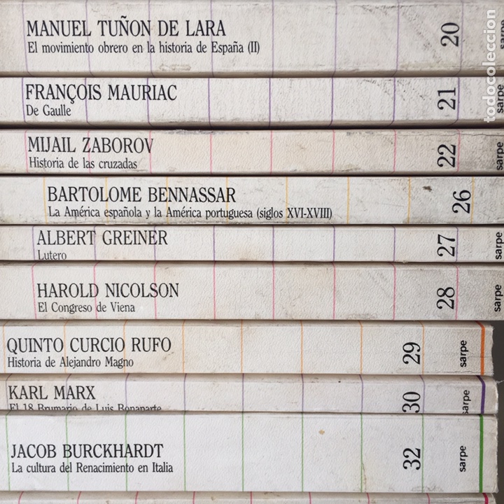 Libros de segunda mano: 51 tomos Biblioteca de la Historia (Sarpe) - Foto 4
