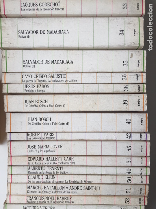 Libros de segunda mano: 51 tomos Biblioteca de la Historia (Sarpe) - Foto 5