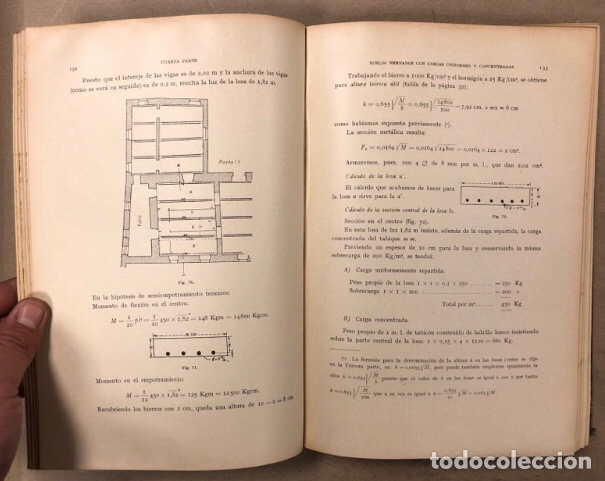 Libros de segunda mano: OBRAS DE HORMIG&Oacute;N ARMADO. CRIST&Oacute;BAL RUSSO. EDICIONES GUSTAVO GILI 1942. - Foto 6