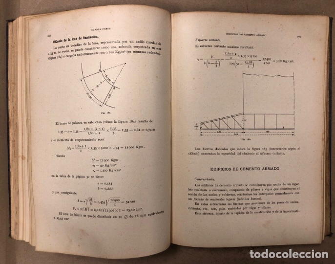 Libros de segunda mano: OBRAS DE HORMIG&Oacute;N ARMADO. CRIST&Oacute;BAL RUSSO. EDICIONES GUSTAVO GILI 1942. - Foto 8
