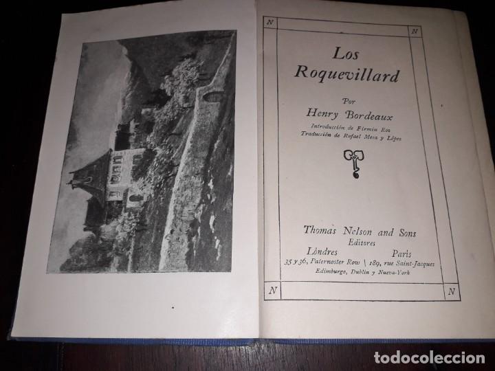 Libros de segunda mano: LIBRO 1399 LOS ROQUEVILLARD HENRY BORDEAUX COLECCION NELSON - Foto 2