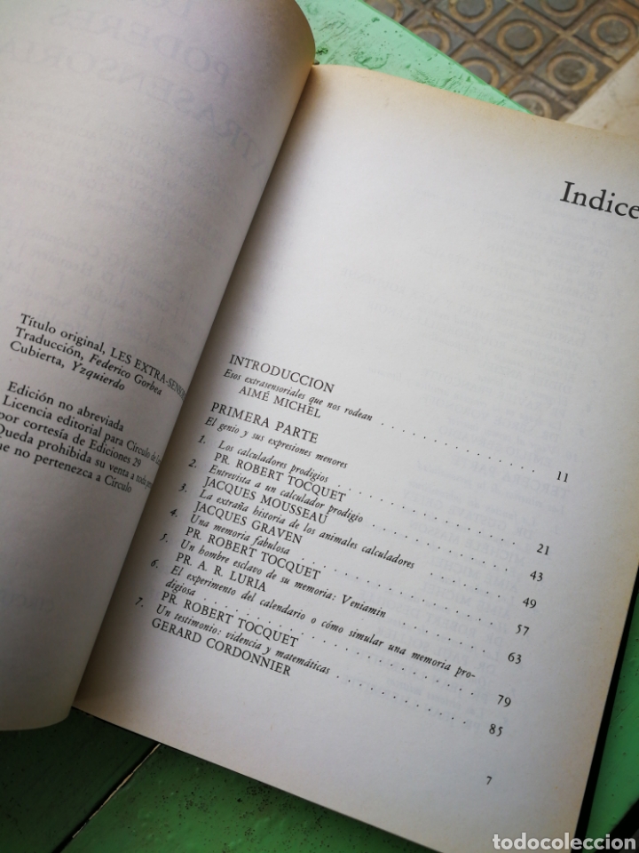 Libros de segunda mano: LOS PODERES EXTRASENSORIALES- CLAUDE TCHOU EDITOR, 1977. - Foto 2