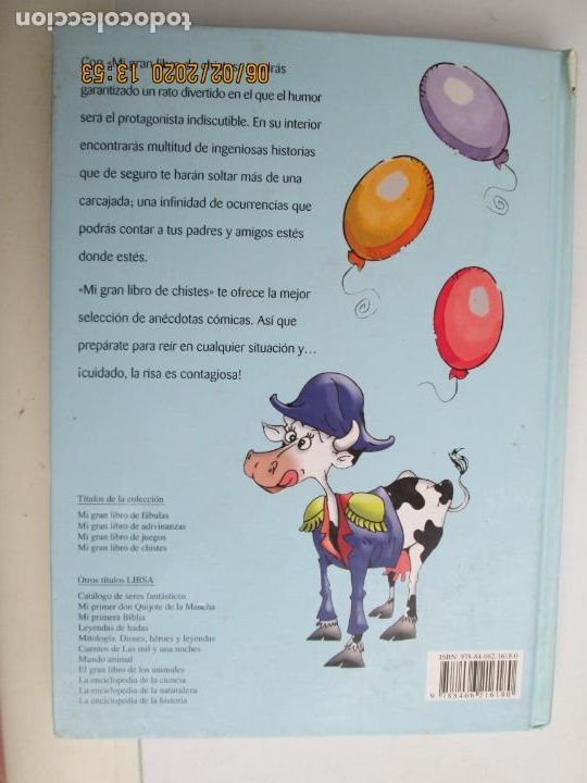 Libros de segunda mano: MI GRAN LIBRO DE CHISTES - EDITORIAL LIBSA - 2008. - Foto 4