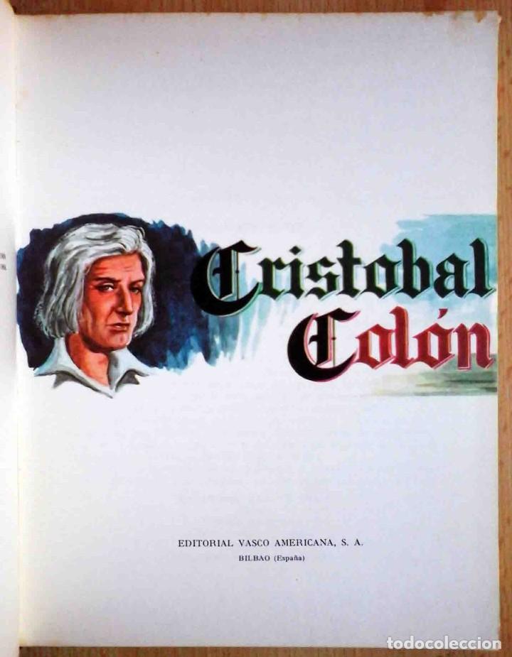 Libros de segunda mano: Crist&oacute;bal Col&oacute;n - Editorial Vasco Americana 1969 - Foto 2