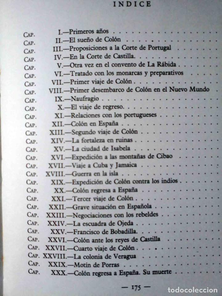Libros de segunda mano: Crist&oacute;bal Col&oacute;n - Editorial Vasco Americana 1969 - Foto 5