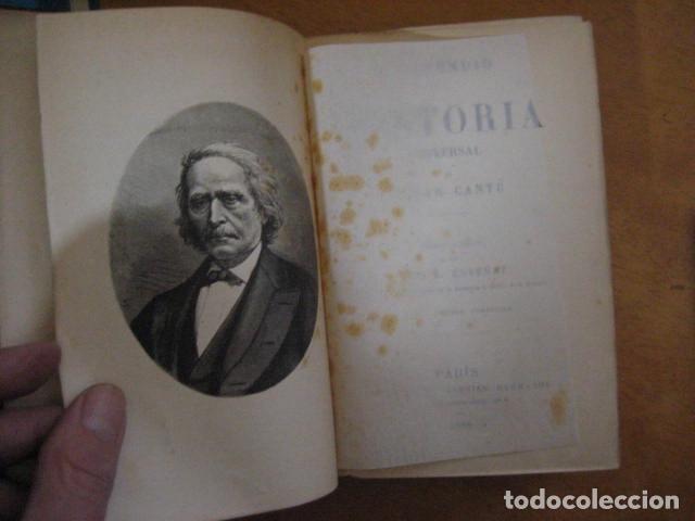 Libros de segunda mano: COMPENDIO DE LA HISTORIA UNIVERSAL CANT&Uacute;, C&eacute;sar. 1888 - Foto 5