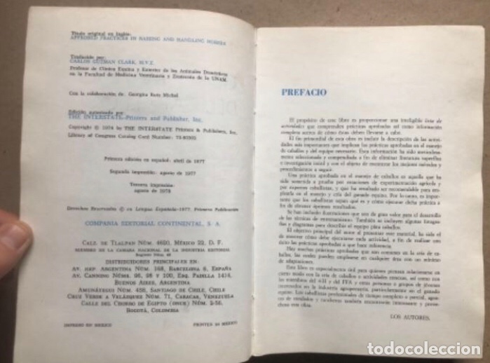 Libros de segunda mano: CR&Iacute;A Y MANEJO DEL CABALLO. ULMER & JURGENSON. COMPA&Ntilde;&Iacute;A EDITORIAL CONTINENTAL 1978. - Foto 3