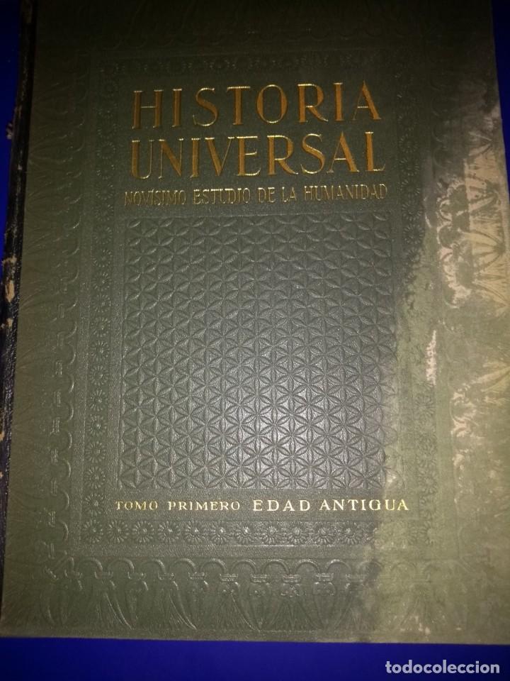 Libros de segunda mano: Historia Universal novisimo estudio de la humanidad Tomo primero Edad Antigua
