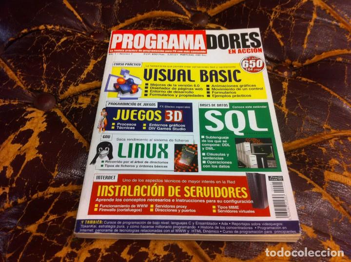 Gebrauchte B&uuml;cher: PROGRAMADORES EN ACCI&Oacute;N (A&Ntilde;O 1, N&ordm; 1) REVISTA DE PROGRAMACI&Oacute;N PARA PC. 2001