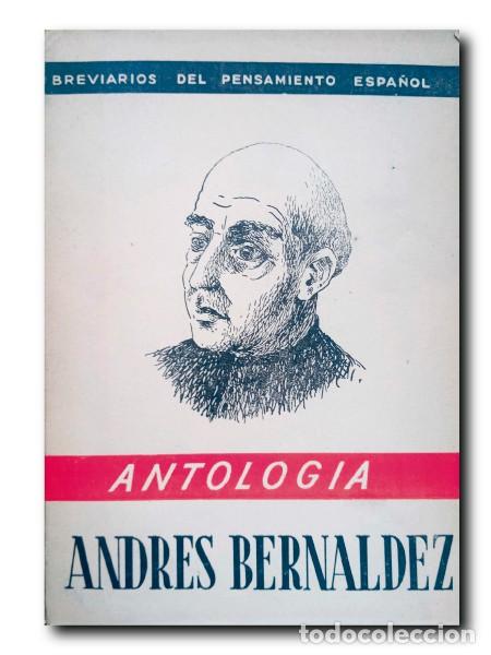 Libros de segunda mano: ANDR&Eacute;S BERNALDEZ. ANTOLOG&Iacute;A. Medeiros, Octavio De - Foto 1