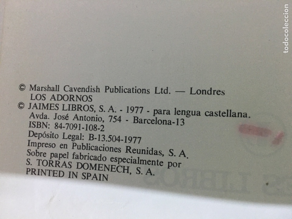 Libros de segunda mano: LOS ADORNOS - JAIMES LIBROS - 1977 - Foto 2