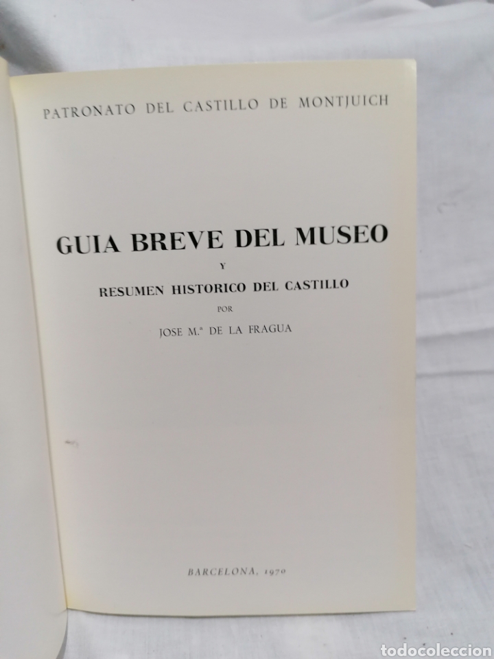 Libros de segunda mano: Libro Museo Militar Montjuïc Barcelona - Foto 6 - 209170070
