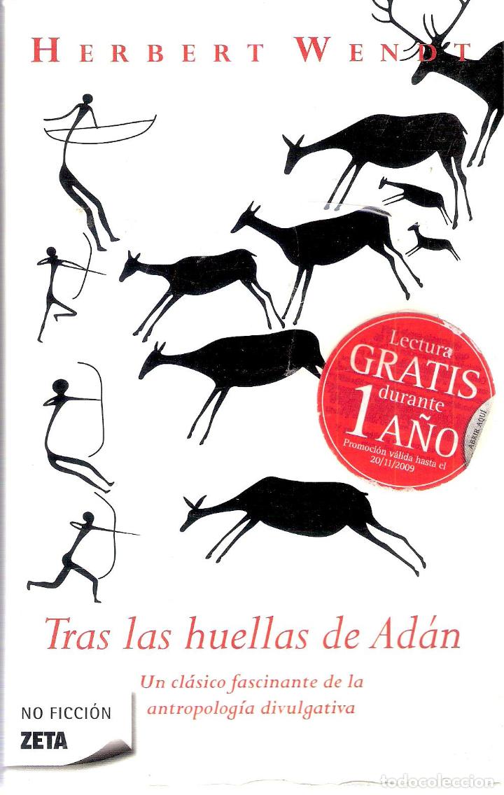Libros de segunda mano: TRAS LAS HUELLAS DE ADAN - HERBERT WENDT - Foto 1