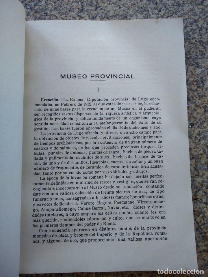 Libros de segunda mano: GUIA DEL MUSEO PROVINCIAL -- LUGO 1947 -- - Foto 3
