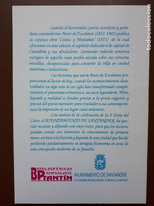 Libros de segunda mano: Santander - Am&oacute;s de Escalante - Tant&iacute;n - 1994 - Foto 3