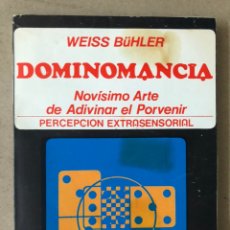Libros de segunda mano: DOMINOMANCIA (NOVISIMO ARTE DE ADIVINAR EL PORVENIR). WEISS BÜHLER. EDITORIAL CAYMI 1974.. Lote 384393869