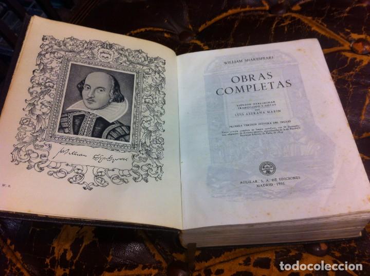 Libros de segunda mano: SHAKESPEARE. OBRAS COMPLETAS. ED. AGUILAR, 1951 - Foto 6