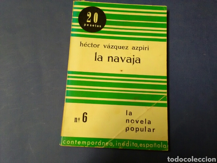 Libros de segunda mano: LA NAVAJA . H&eacute;ctor V&aacute;zquez Azpiri . Ed.LMP - Foto 1