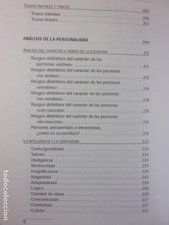 Libros de segunda mano: GRAFOLOG&Iacute;A ARANTXA G. DE CASTRO / 2003. LIBSA - Foto 5