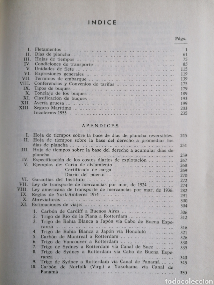 Libros de segunda mano: Fletamentos y t&eacute;rminos de embarque. J Bes - Foto 4