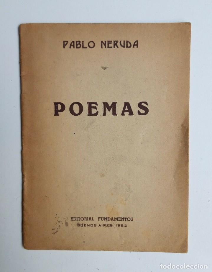 Libros de segunda mano: Pablo Neruda - Poemas - 1952 Rara edicion pirata - Foto 1