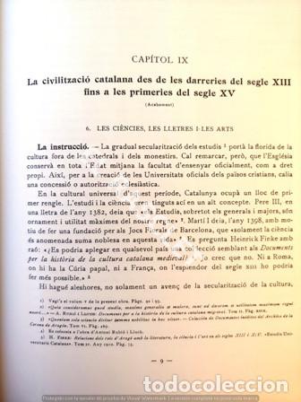Libros de segunda mano: HIST&Ograve;RIA DE CATALUNYA (VOL.VI) (CATAL&Aacute;N). - Foto 4