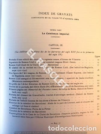 Libros de segunda mano: HIST&Ograve;RIA DE CATALUNYA (VOL.VI) (CATAL&Aacute;N). - Foto 9