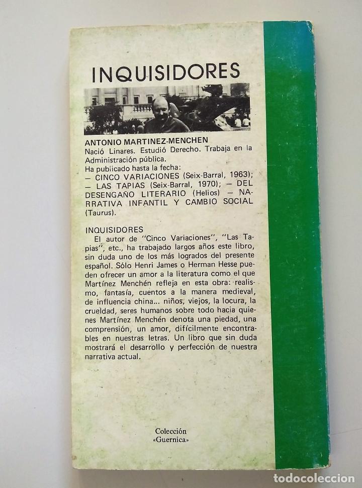 Libros de segunda mano: INQUISIDORES | A. MARTINEZ-MENCH&Eacute;N | EDITORIAL ZERO 1977 - Foto 7