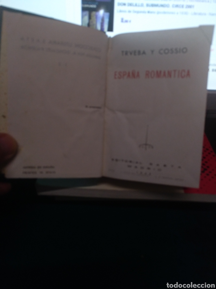Libros de segunda mano: Trueba y Cossio. Espa&ntilde;a rom&aacute;ntica. Saeta 1942 - Foto 1