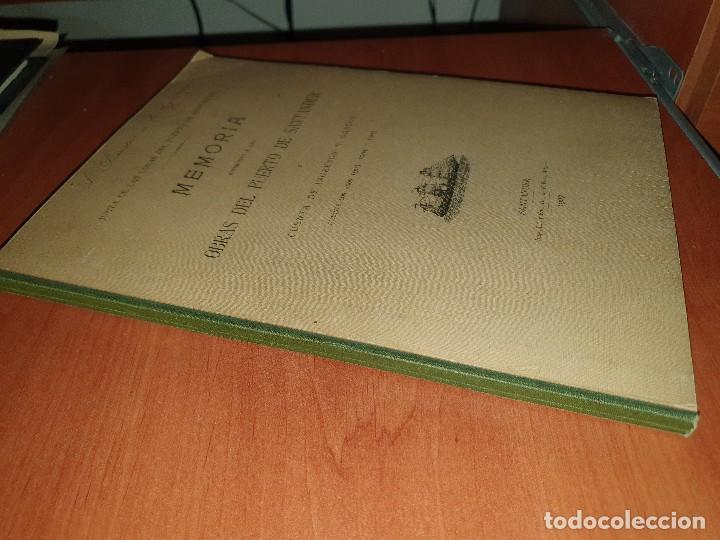 Libros de segunda mano: Memoria obras del puerto de santander, santander 1907 - Foto 2
