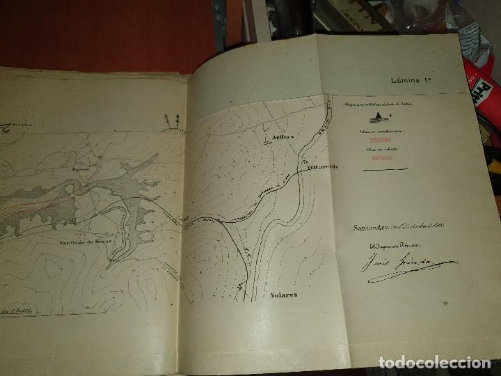 Libros de segunda mano: Memoria obras del puerto de santander, santander 1907 - Foto 7