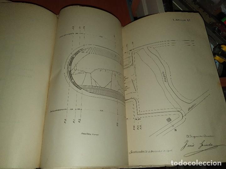 Libros de segunda mano: Memoria obras del puerto de santander, santander 1907 - Foto 11