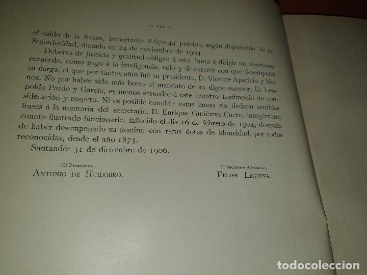 Libros de segunda mano: Memoria obras del puerto de santander, santander 1907 - Foto 12