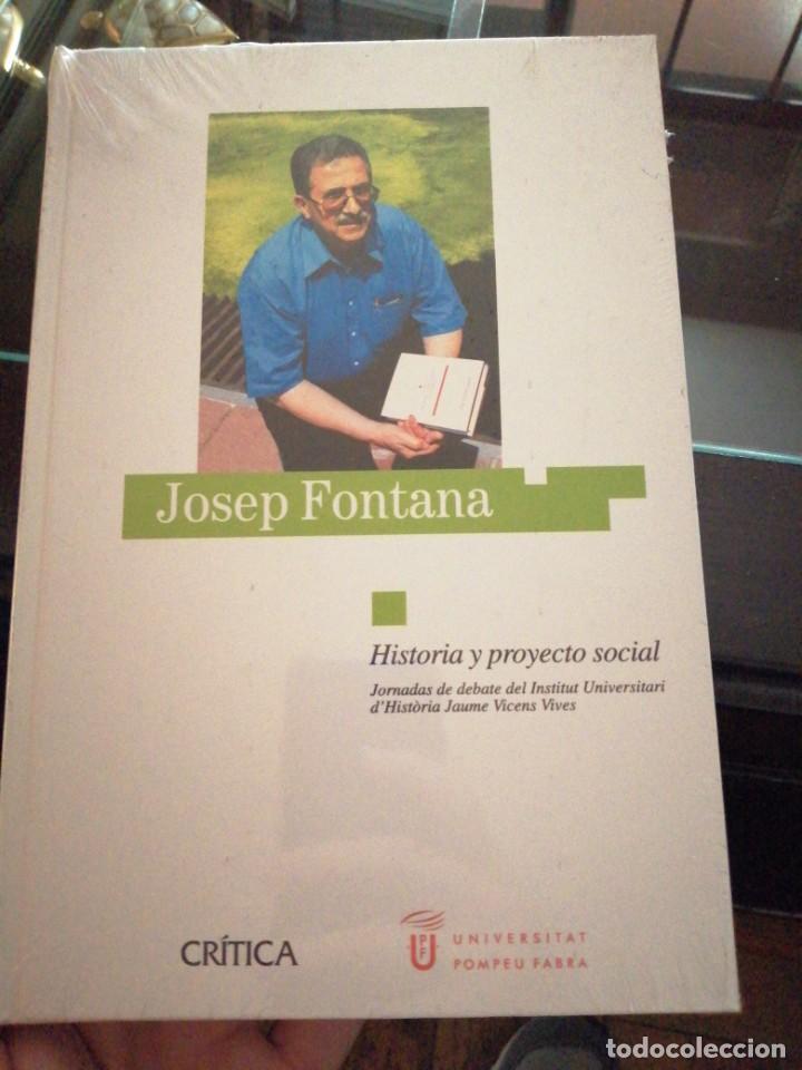 Libros de segunda mano: Historia y proyecto social. Josep Fontana - Foto 1