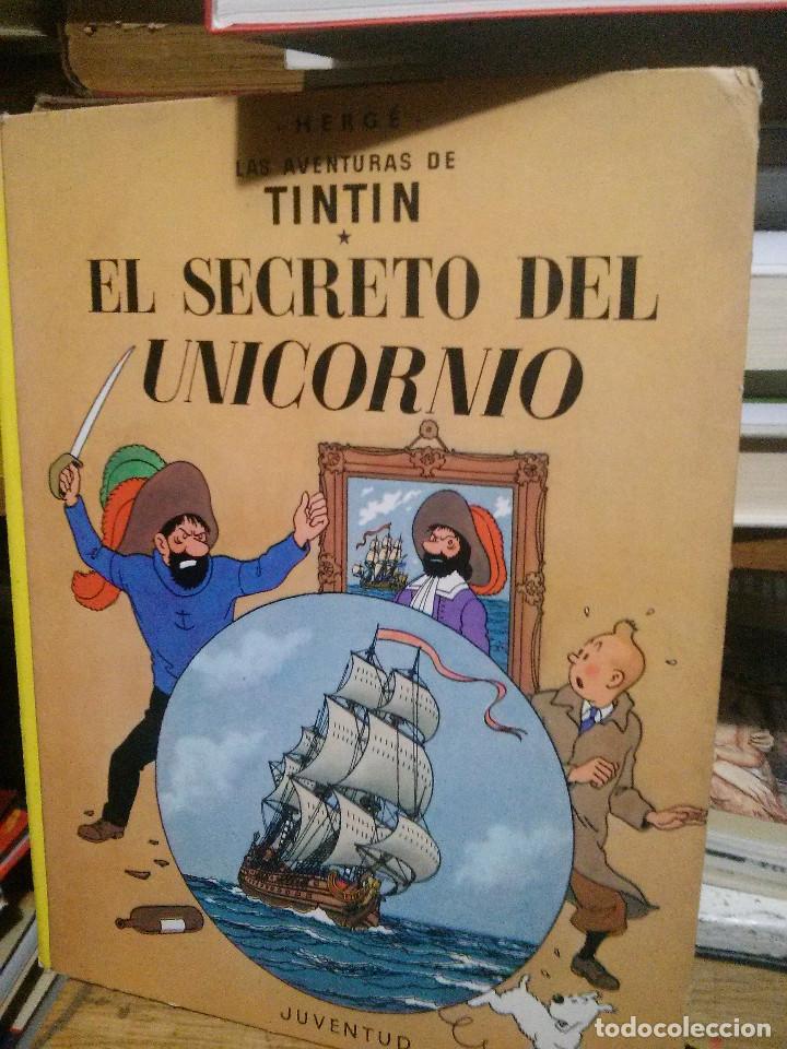 Livros em segunda m&atilde;o: EL SECRETO DEL UNICORNIO, LAS AVENTURAS DE TINTIN, HERG&Eacute;, EJ