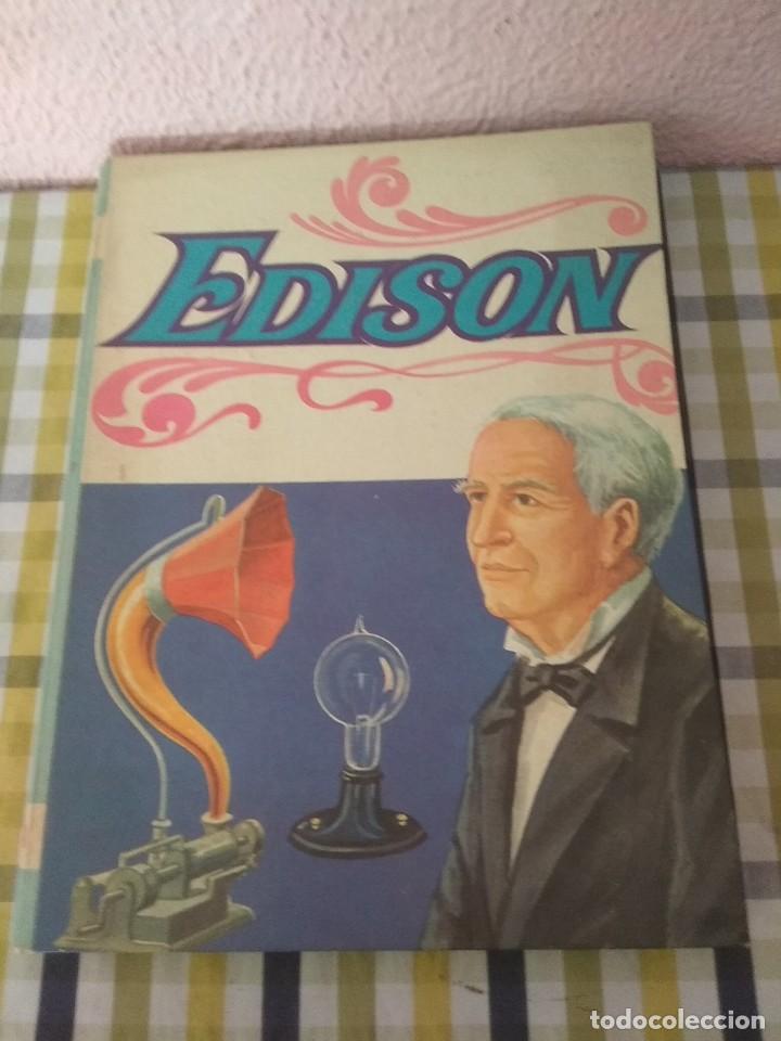 Libros de segunda mano: Libro de cuentos del inventor Edison - Foto 1