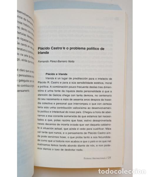 Libros de segunda mano: PL&Aacute;CIDO CASTRO NO CENTENARIO. VV.AA. IGAI. 2002. - Foto 3