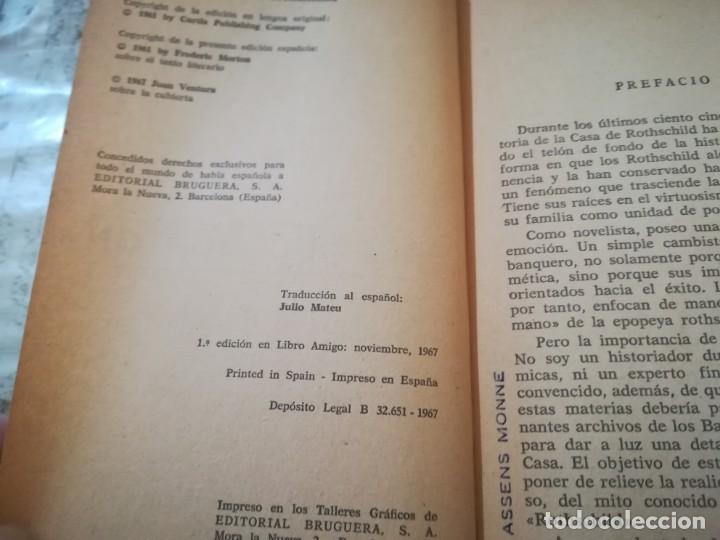 Libros de segunda mano: Los Rothschild - Frederic Morton - Foto 4