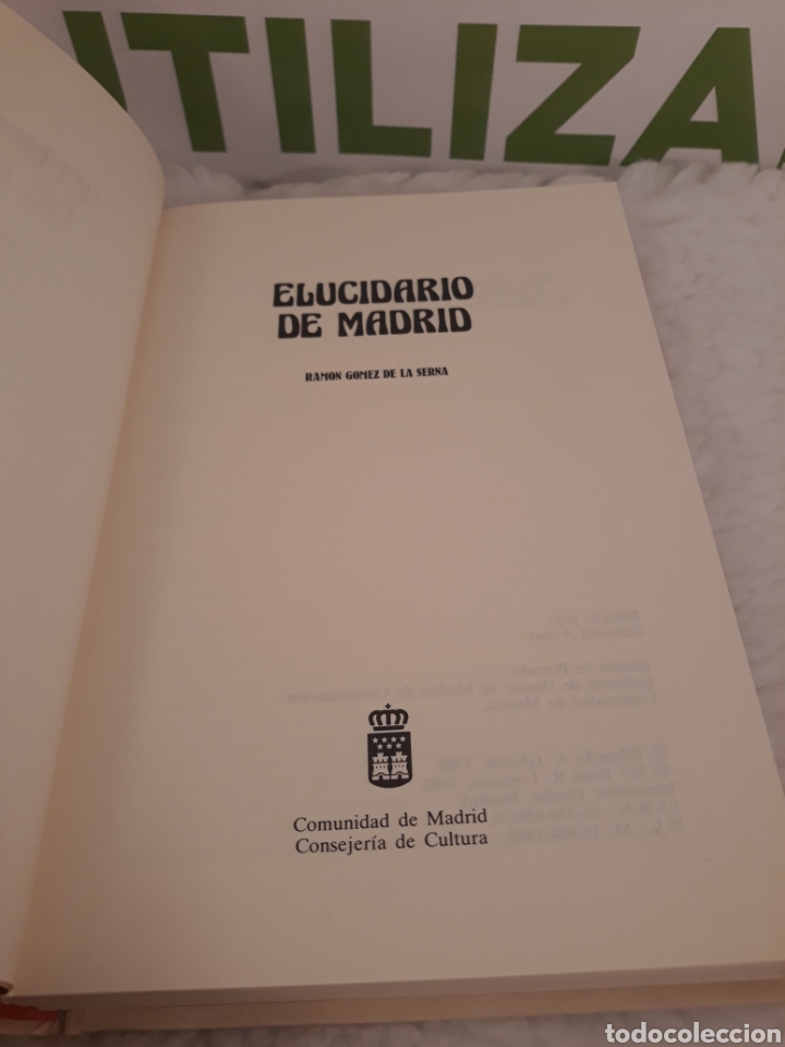 Libros de segunda mano: Elucidario de Madrid. Comunidad de Madrid. - Foto 2