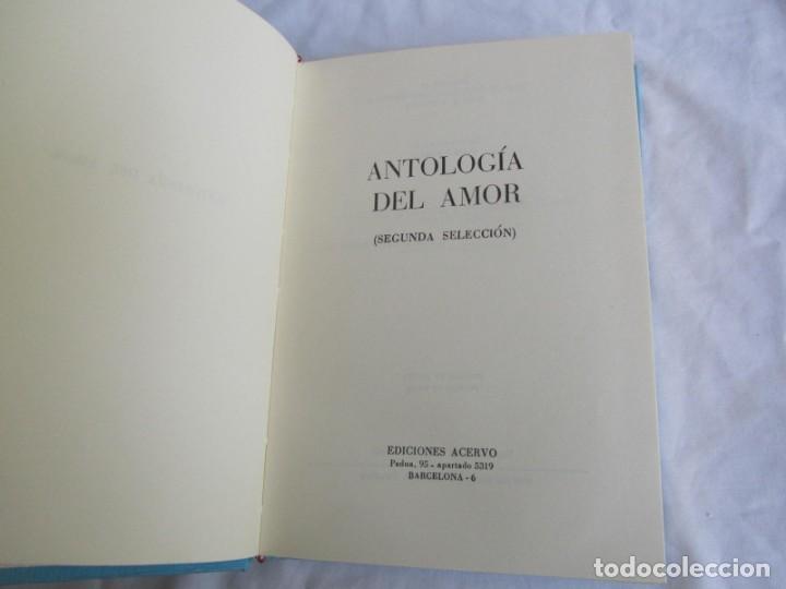 Libros de segunda mano: Antolog&iacute;a del amor, 2 tomos: I + II, Ed. Acervo - Foto 6
