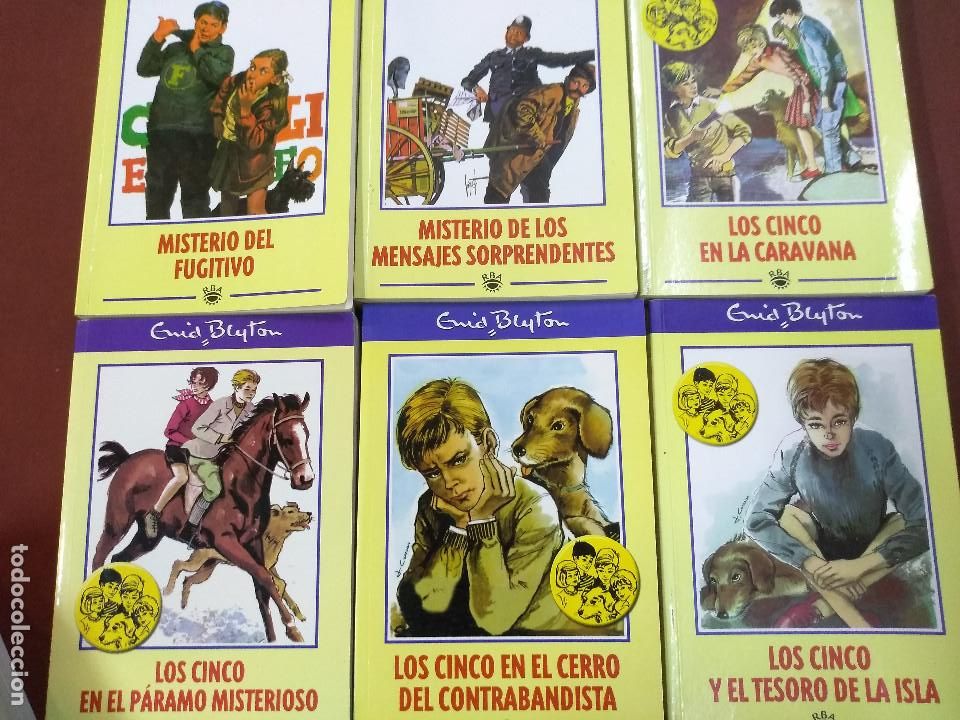 Libros de segunda mano: 11 libros los cinco - Enid Blyton - editorial RBA - B3