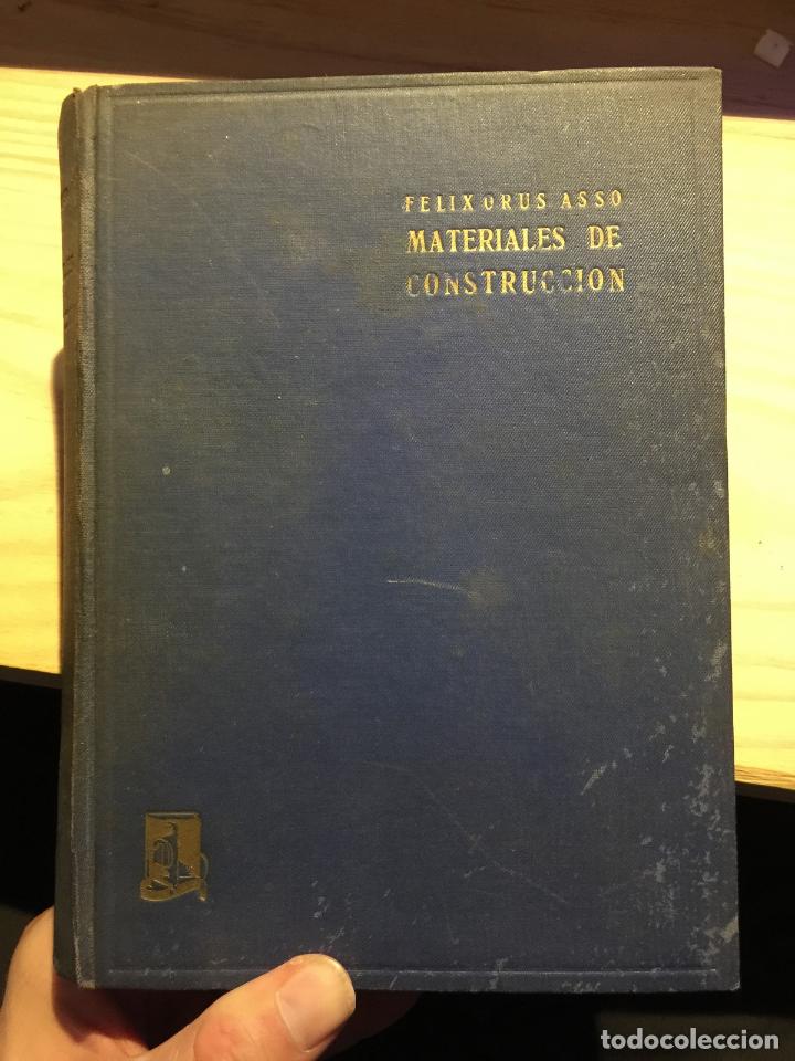 Libros de segunda mano: MATERIALES DE CONSTRUCCI&Oacute;N. - F&Eacute;LIX OR&Uacute;S ASSO - Foto 1