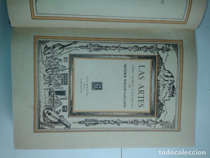 Libros de segunda mano: LAS ARTES 1946 HENDRIK WILLEM VAN LOON - Foto 2