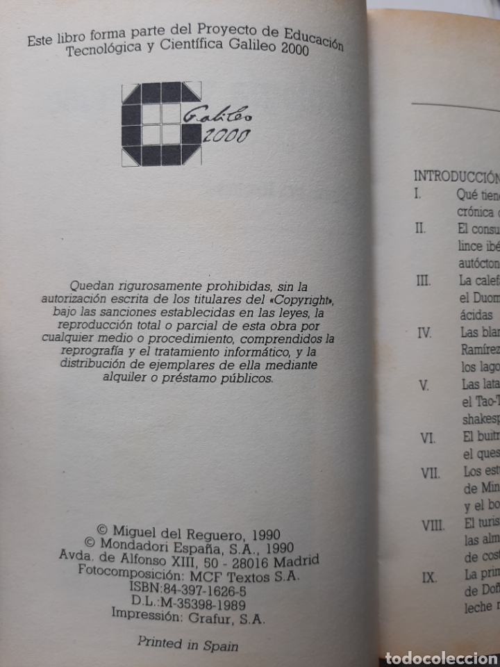 Libros de segunda mano: ECOLOG&Iacute;A Y CONSUMO - MIGUEL DEL REGUERO - 1990 - Foto 2