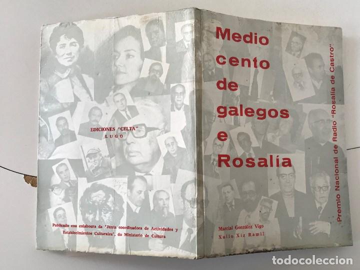 Libros de segunda mano: Medio Cento de Galegos e Rosal&iacute;a. Lugo, Galicia. - Foto 2