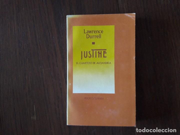 Libros de segunda mano: libro usado, Justine, el cuarteto de Alejandr&iacute;a, Lawrence Durrell. Pocket edhasa. - Foto 1